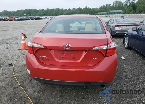2016 Toyota Corolla L from USA, damaged, VIN 2T1BURHE4GC743990